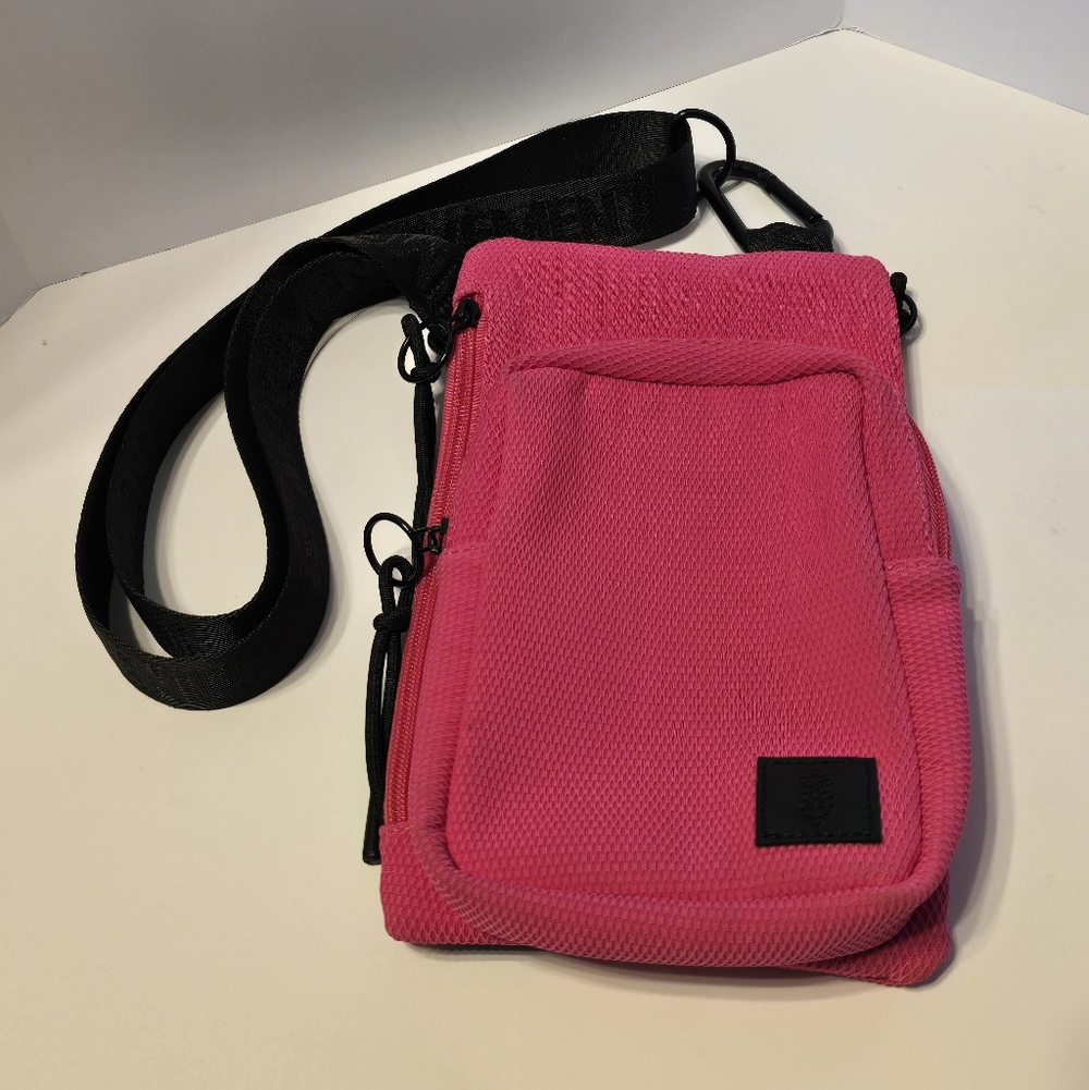 FP Movement Crossbody Bag Pink With Black Strap